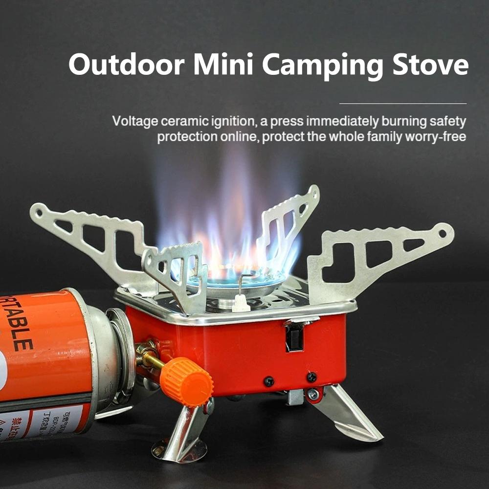 Foldable Backpack Small - Portable Foldable Windproof Camping Gas Stove