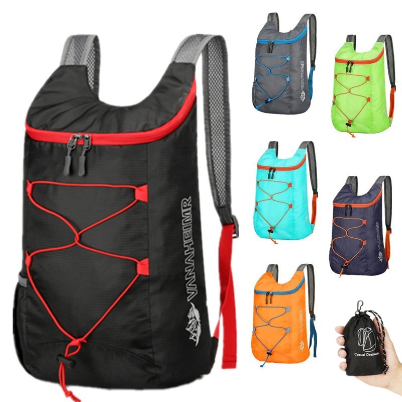 Hiking Backpack Waterproof - Multifunctional Outdoor Folding Backpack High Density