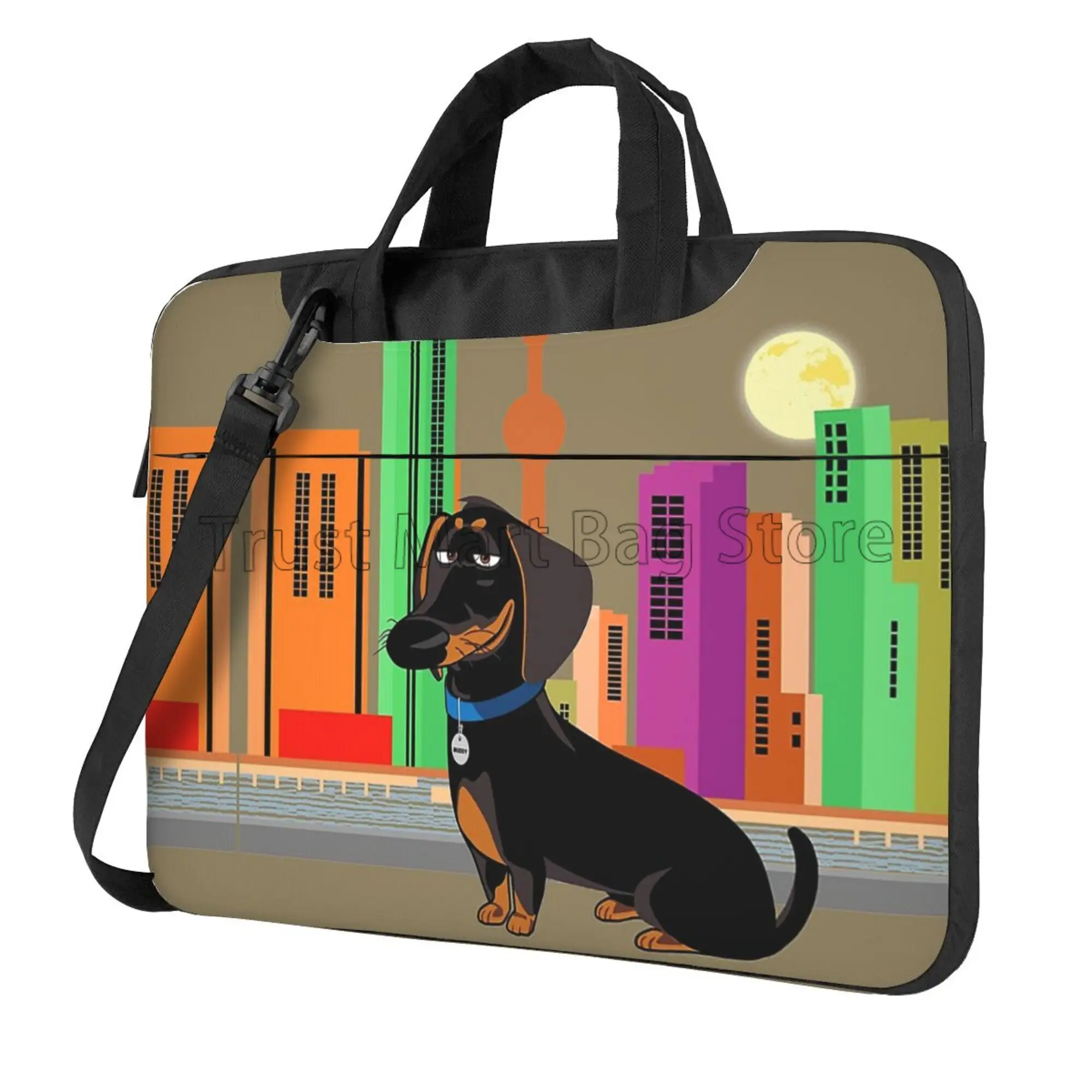 Cute Dachshund Print Laptop Ca - Laptop Backpack 15.6 ulasan dan harga