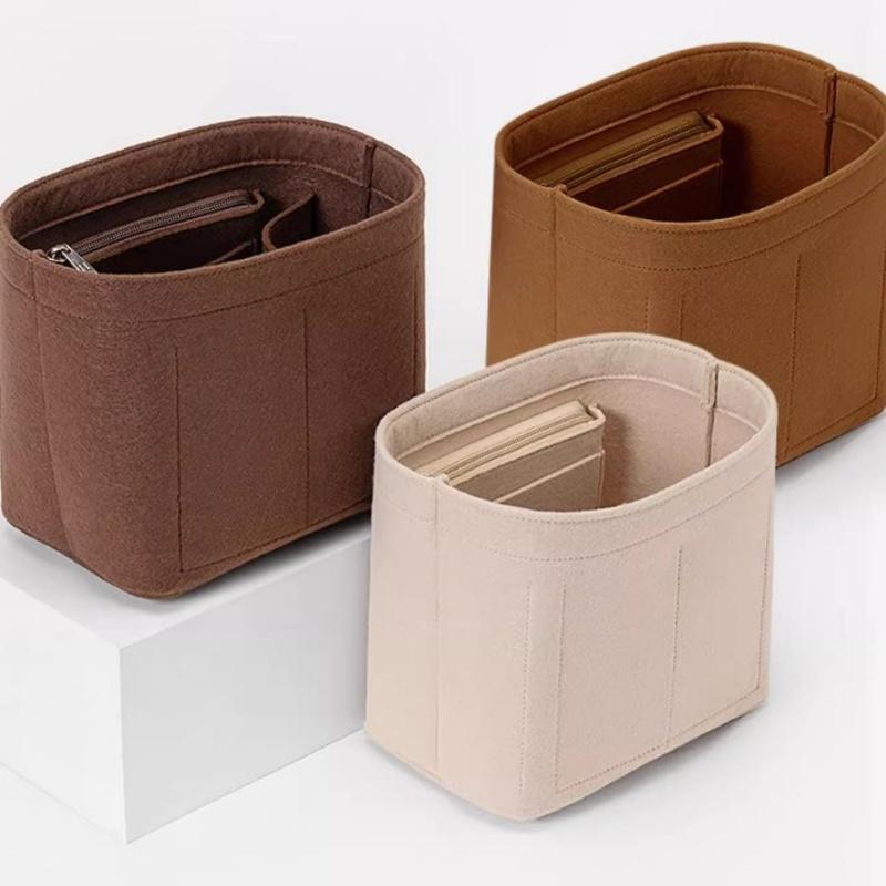 Multi-Pocket Felt Handbag Orga - Backpack Insert Organizer ulasan dan harga