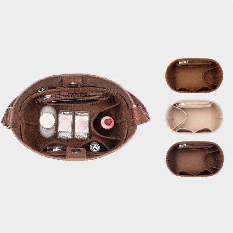 Multi-Pocket Felt Handbag Orga - Backpack Insert Organizer ulasan dan harga