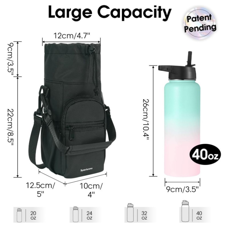 Water Bottle Holder with Strap - Hydration Pack Outdoor ulasan dan harga