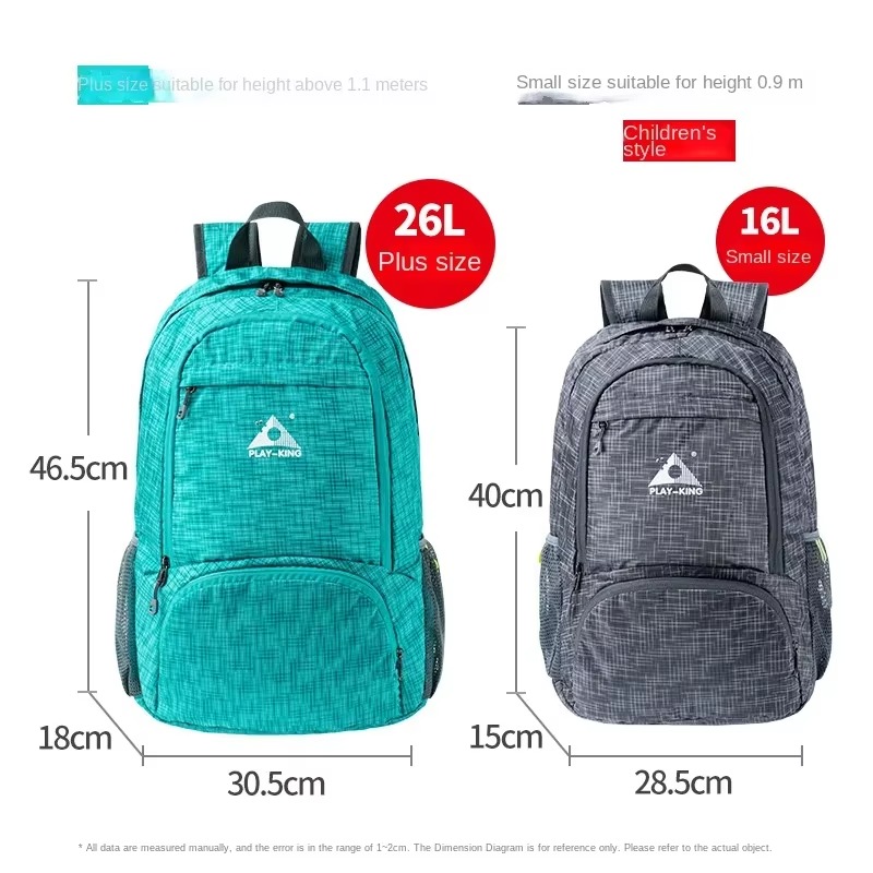 Foldable Lightweight Skin Back - Foldable Backpack Small ulasan dan harga