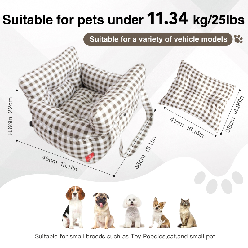 Dog Car Seat Bed Multifunction - Foldable Backpack Small ulasan dan harga