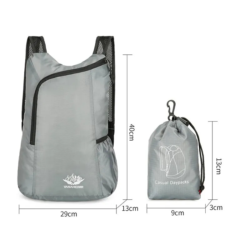 20L Unisex Lightweight Outdoor - Foldable Backpack Small ulasan dan harga