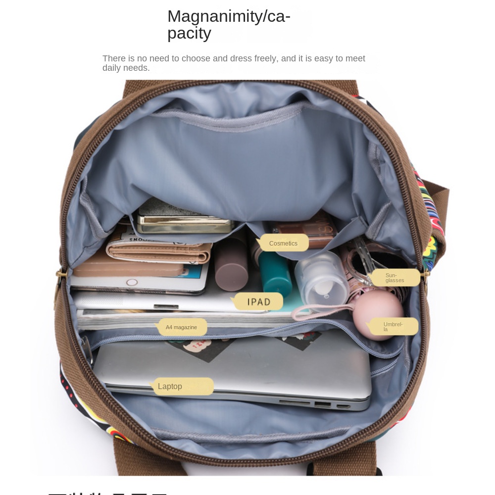 Big Anti-Theft Backpacks Soft  - Travel Backpack Anti Theft ulasan dan harga