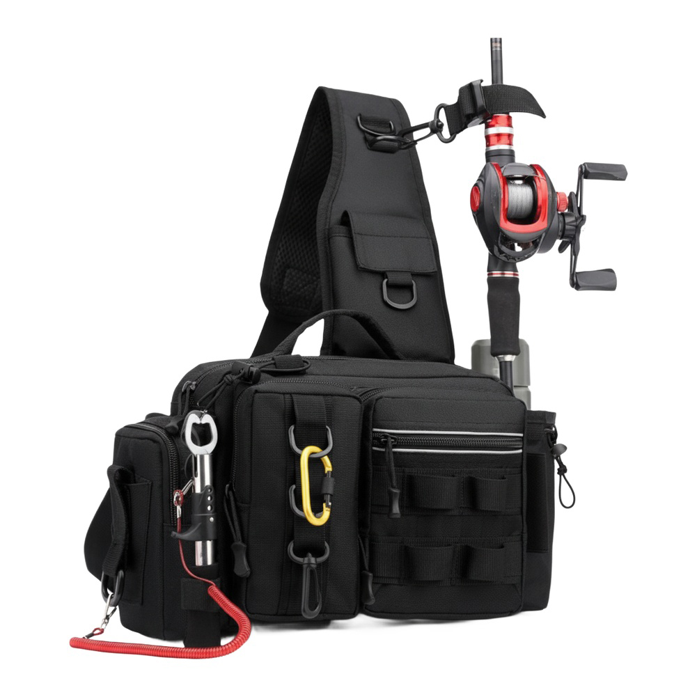 Fishing Backpack with Rod Hold - Hiking Backpack Waterproof ulasan dan harga