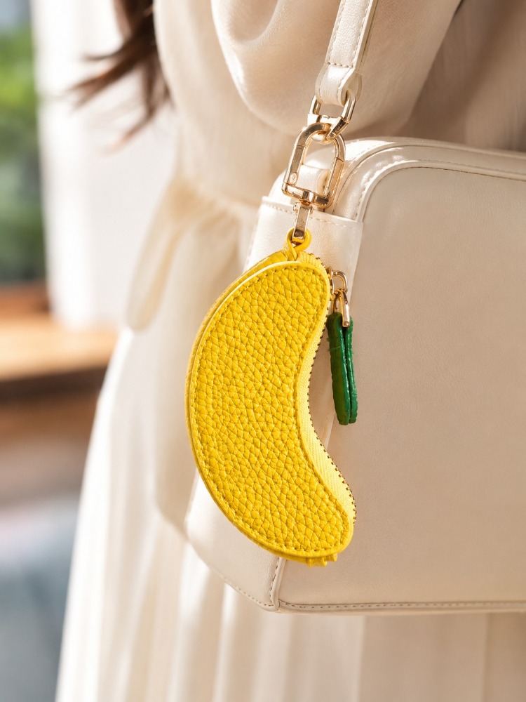 Cute Fruit Leather Keychain Mi - Backpack Insert Organizer ulasan dan harga