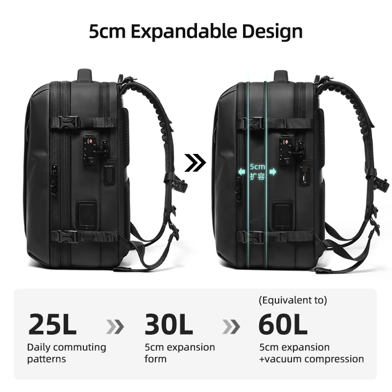 Men Travel Backpack One Click  - Travel Backpack Anti Theft ulasan dan harga