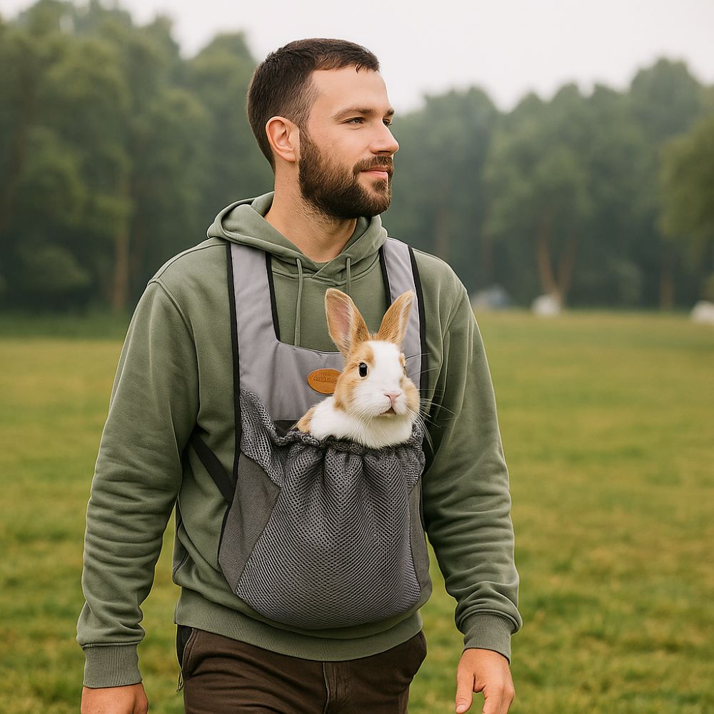 Portable Breathable Pet Chest  - Foldable Backpack Small ulasan dan harga