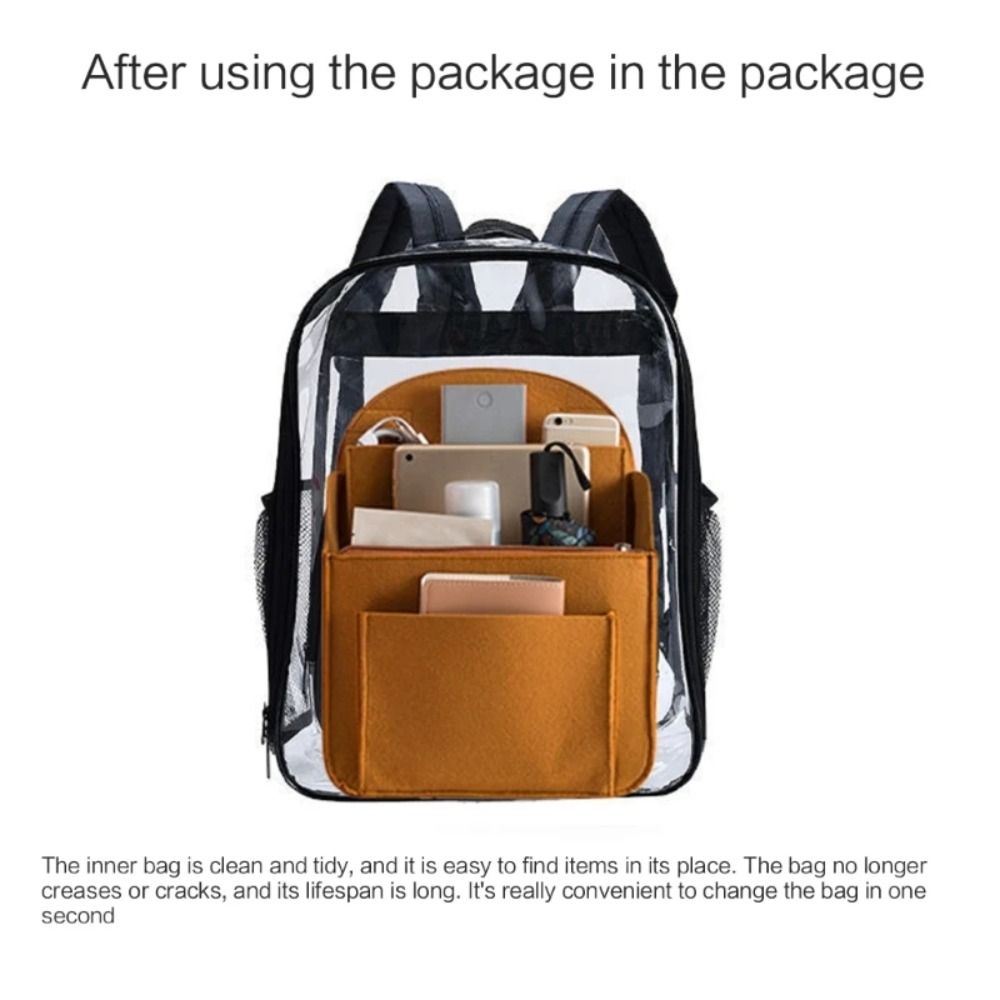 Makeup Organizer Felt Insert B - Backpack Insert Organizer ulasan dan harga
