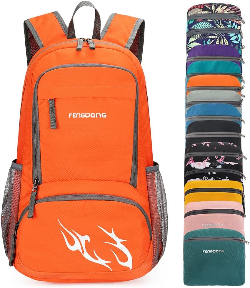 FENGDONG 35L Lightweight Folda - Foldable Backpack Small ulasan dan harga