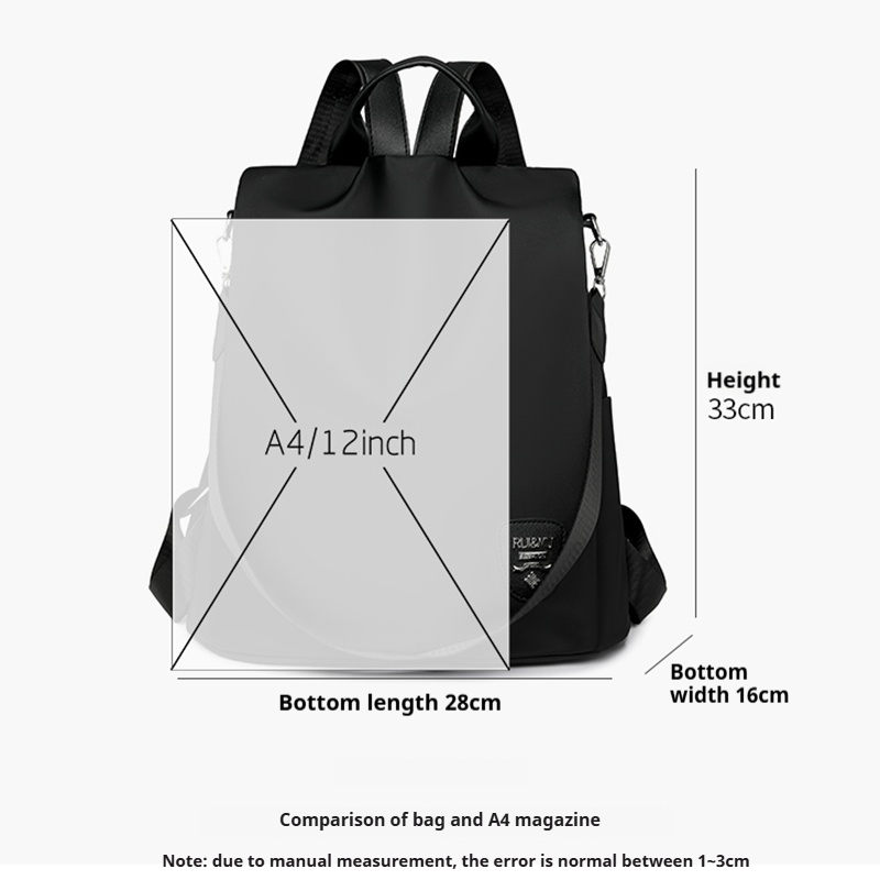 Women Anti Theft Backpack Larg - Travel Backpack Anti Theft ulasan dan harga